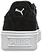 PUMA Women's Suede Platform Black/White 362223-01 (Size: 7.5)