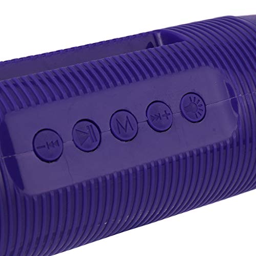 Portable Wireless Bluetooth Stereo Sound SD Card FM USB Speaker Lighting Lamp - Thumbnail 4