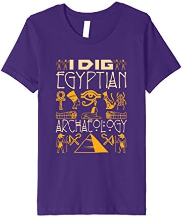 Kids Egyptian Design Archaeology Gifts T-Shirt 10 Purple