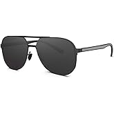 BOLON Men Women Classic Aviator Polarized Sunglasses, Exclusive Eyewear Brand of EssilorLuxottica