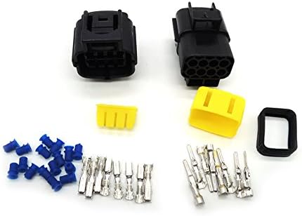 Kaifa 1 Set 8 Pin Way Waterproof Wire Connector Plug Car Auto Sealed Electrical Set Car Truck Denso Connectors Kf00012
