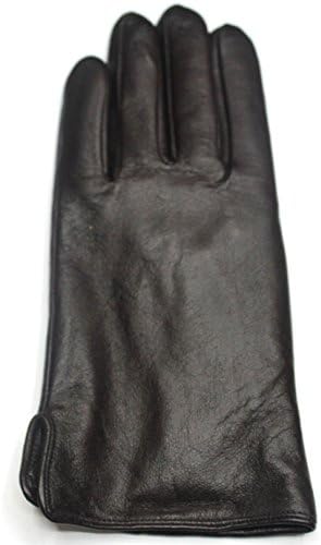 Global Epworth Men's Touchscreen Texting Winter Italian Nappa Leather Dress Driving Gloves (Cashmere/Wool/Fleece Lining)