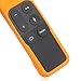 Remote Case for Apple Tv 4th/4K 5th Generation, Akwox Light Weight [Anti Slip] Shock Proof Silicone Remote Cover Case with Lanyard (Orange)-not for New Apple 4k TV Series 6th Gen 2021