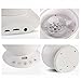 Dinlly Ocean Wave Projector, Touch Sensor 12 LED & 7 Color Night lights with Remote Control Built-in Music Player Decoration Lamp for Projecting Multi-Colored Waves on to Wall or Ceiling(White)