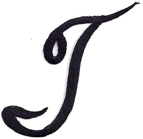 Amazon.com: SCRIPT LETTERS - Black Script Letter"T" - Iron On