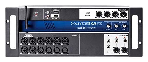 Soundcraft Ui16 16 Input Digital Wifi Mixer+App Control+Recording Ui 16+RockShip
