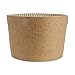 [125 Pack] Kraft Coffee Cup Sleeves - Brown Disposable Corrugated Cardboard Paper Jacket, Holds Hot and Cold Drinks, Espresso Coffee Milk Tea Beverage Insulator and Hand Protection