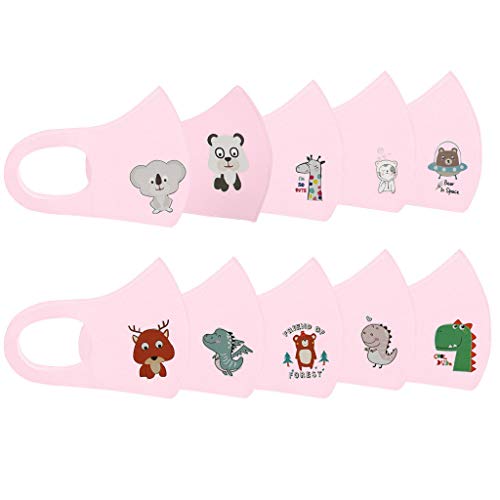 HomeMals Kids Face Covering Child Children Baby Covering Face Bandanas Washable Reusable Breathable Safety Protect