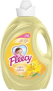 Fleecy Liquid Fabric Softener, Aroma therapy Calm, 148 Loads, 3.5 Liter