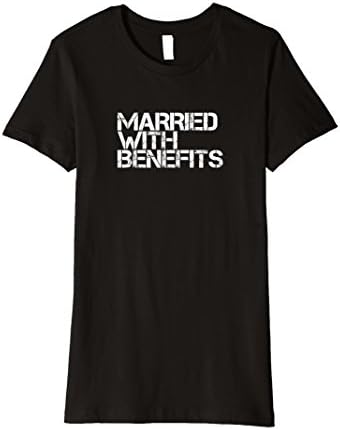 Women's Married With Benefits - Swinger Lifestyle Fitted T-Shirt Large Black