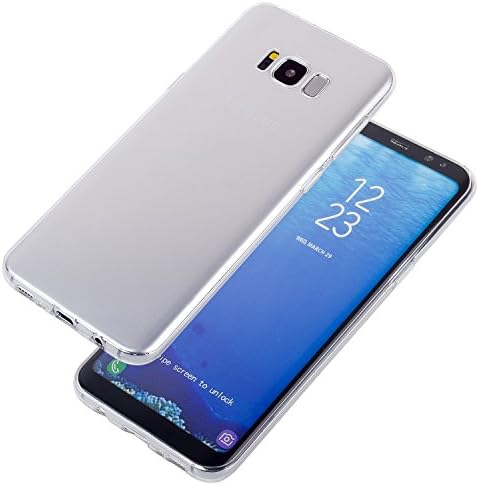 HSKY Samsung Galaxy S8 Plus Case 6.2 Inch 0.3 mm Ultra Thin Slim Fit Scratch-Resistant Crystal Clear Soft Flexible TPU Protective Back Cover