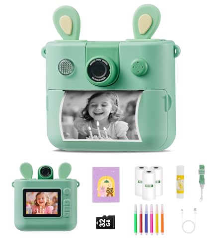 Macchina Fotografica Bambini Istantanea Fotocamera Digitale Stampa