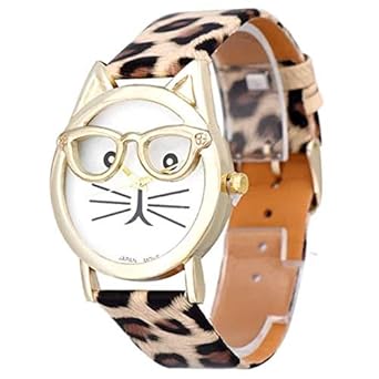 Star Villa -Cat-Brown-New Arrival Special Collection for Girl's Analogue Watch Woman's Watch Fashion Wrist Watch Party -Wedding Watch Special for Teenager Girl's Watch Women Watch