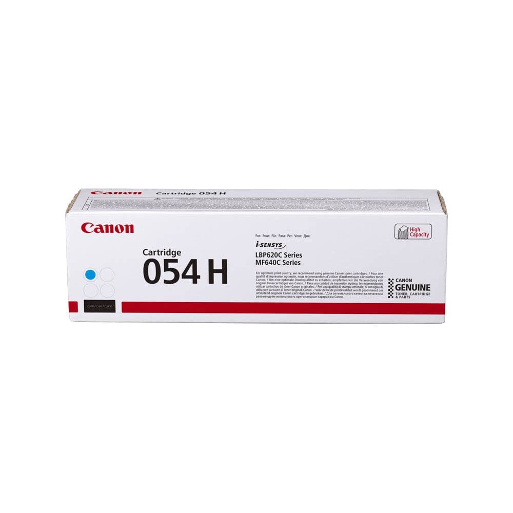 Canon 054 H - High capacity - cyan - original - toner cartridge - for ImageCLASS LBP622Cdw, MF641CW, MF642Cdw, MF644Cdw