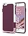 iPhone 6s Plus / 6 Plus Case, LoHi [Extra Front Raised Lip] Hybrid Impact 3 Color Shockproof Rugged Soft TPU Hard PC Bumper Cover 5.5 Inch Wine Red primary