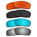 4 Pair Replacement Polarized Lenses for Oakley Hijinx Sunglasses Pack P27