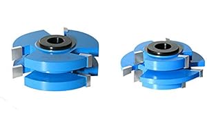 Amana Tool - SC554 2-Piece Carbide Tipped 3-Wing Stile & Rail Tongue & Groove Cabinet Door