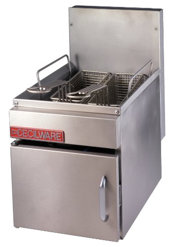 Click Here to See More Images Grindmaster-Cecilware GF16-NAT Countertop 16-Pound Natural Gas Fryer, 21000