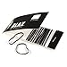 BLAX Black Snag-Free Hair Elastics