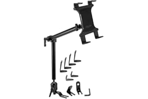 ARKON Mounts - Car Seat Rail Tablet Mount and Holder | Heavy-Duty for Car/Truck | Adjustable Angle & Height | Easy Installation & Removal | 22-inch Arm for Enhanced Accessibility & Convenience