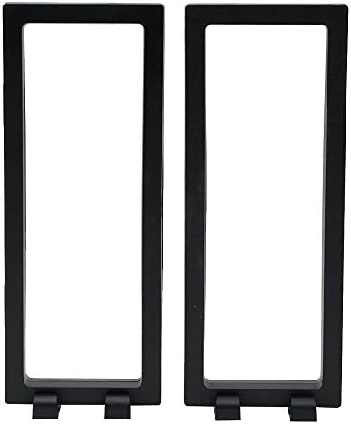 SULIT Multifunctional 3D Plastic Clear Jewelry Display Stand perfect for Earing Bracelet Necklace, New Transparent PET Plastic Frame Jewelry Holder (239, BLACK)