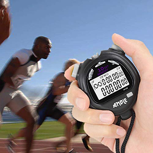 image for Amble Stopwatch, Countdown Timer and Stopwatch Record 10 Memories Lap 