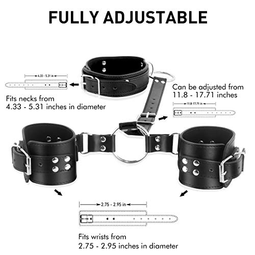 2 Restraints+Beginner+Handcuffs+Adjustable+Bondage