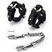 Kismet168 10PCS Women Couples Leather Handcuffs Set Toy with Bag-Adult Six-Toys for Coseplay Game Beginner (Black, Without Bag)thumb 4