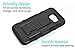 Galaxy S6 Edge Case, Samsung Galaxy S6 Edge Case, Starshop [Heavy Duty] Dual Layers Kickstand Case and Locking Belt Clip (Black)