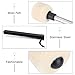 Timiy Bass Drum Mallet Wool Felt Head Percussion Accessory- Beige(2Pcs)