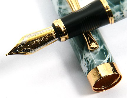Deluxe Marble New Nib M 18kgp Fountain Pen