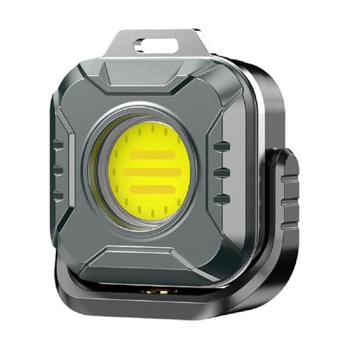 Rechargeable Magnetic Work Light, 1000 Lumens Mini Flashlight Outdoor LED Torch Light, Portable Magnetic Flashlight Inspection Light, Waterproof for Car Repair, Camping, Emergency & Job Site Lighting