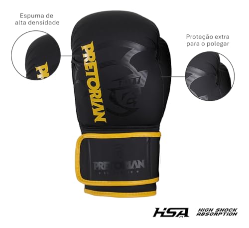 Luva de Boxe e Muay Thai FX2 Pretorian + Protetor Bucal + Bandagem 2.8M