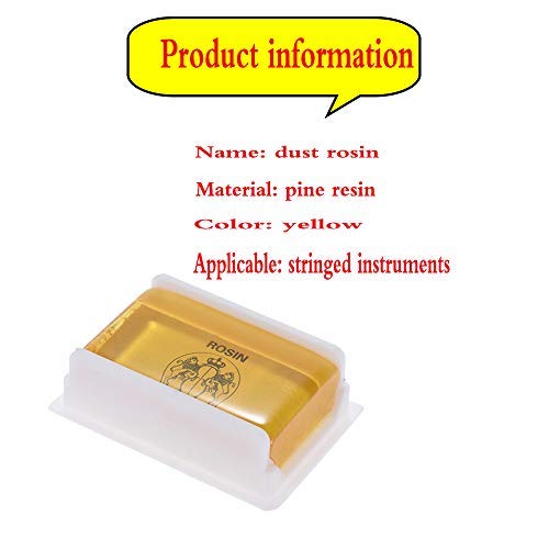 Violin Rosin Natural Low Dust for Viola and Rosin Cello for Bows 2 Pack