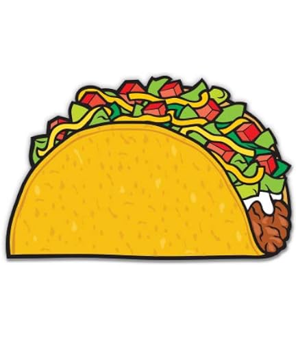 Taco Bell Fire Sauce Packet Sticker Laptop Sticker