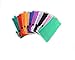 Catsayer A6 30pcs 9 x 4-1/2 inches Waterproof Plastic Double Layer Zipper File Bags Invoice pouches Bill Bag Pencil Pouch Pen Bag (Random Color)