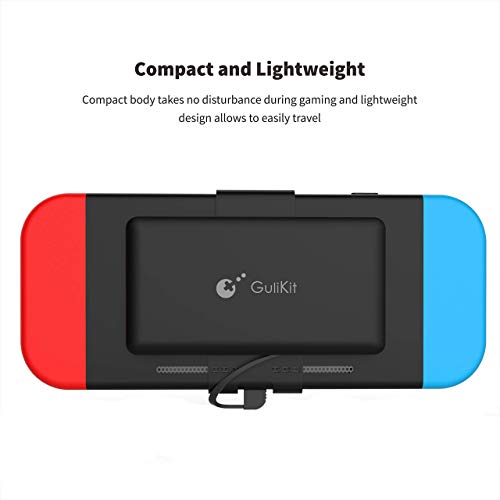 Portable Power Bank for Nintendo Switch - 10000mAh Rechargeable Extended Battery Charger Case - Compact Travel Backup Battery Pack for Nintendo Switch by Emperor of GadgetsÂ®