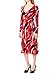 JayJay Women Vintage Casual Aztec Print Wrap Stretchy Sleeveless Midi Dress