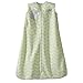 Halo SleepSack Micro-Fleece Wearable Blanket, Green Zig Zag, Small