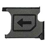 MMOBIEL Micro SIM Card Tray Holder Slot Replacement for Sony Xperia Z L36h LT36h Lh36i C6603 C6602 C6606 Black SIM
