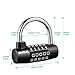 ORIA Combination lock, Gym Lock, 5 Digit Combination Padlock, Security Padlock, Safety Lock, Luggage Travel Lock for Toolbox, Closet, Gym Locker, Bicycle, Luggage, Cabinet, Outdoor