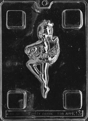 BALLERINA PIECE mold plaster soap Chocolate Candy party favor girls dance ballet