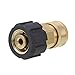 Tool Daily Quick Connect Socket for Pressure Washer Gun and Hose, 3/8 Inch Socket to M22 14mm Metric Swivel, 5000 PSI primary