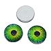 100PCS/Pack 15MM Assorted Round Glass Animal Eye Flatback Cabochons for Doll Craft Making