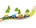 Wooden Railway Beginner Pack Train Set with Magnetic Zoo Carrier Train Cars - 20 Pieces