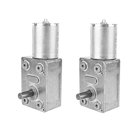 Sharplace DC 12V Gear Reduction Motor Getriebemotor Set/2Stück - 100RPM