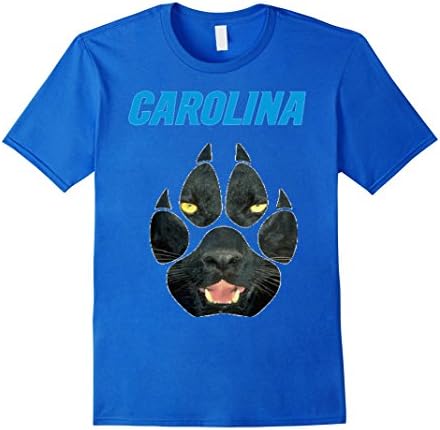 Mens football fans tee (Panthers) 704, 980 3XL Royal Blue