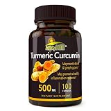 Turmeric Curcumin Premium Pain Relief & Joint Support with 95% Standardized Curcuminoids. Non-GMO, Gluten Free
