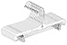 Pack of 12 Premium Quality Plastic Skirt Hangers - Non-Slipping Material with Sliding Metal Clips - 360-Degree Rotating Hook - Slim & Sleek Design - by Utopia Home