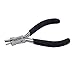 Memory Wire Finishing Pliers With 2mm & 4mm Diameter Ends-Silver With Black Handles